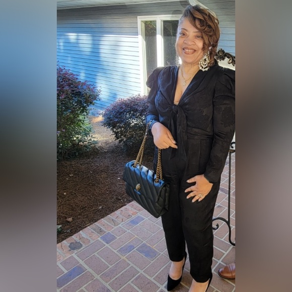 Express Jacquard Jumpsuit- size 12 - Picture 1 of 5